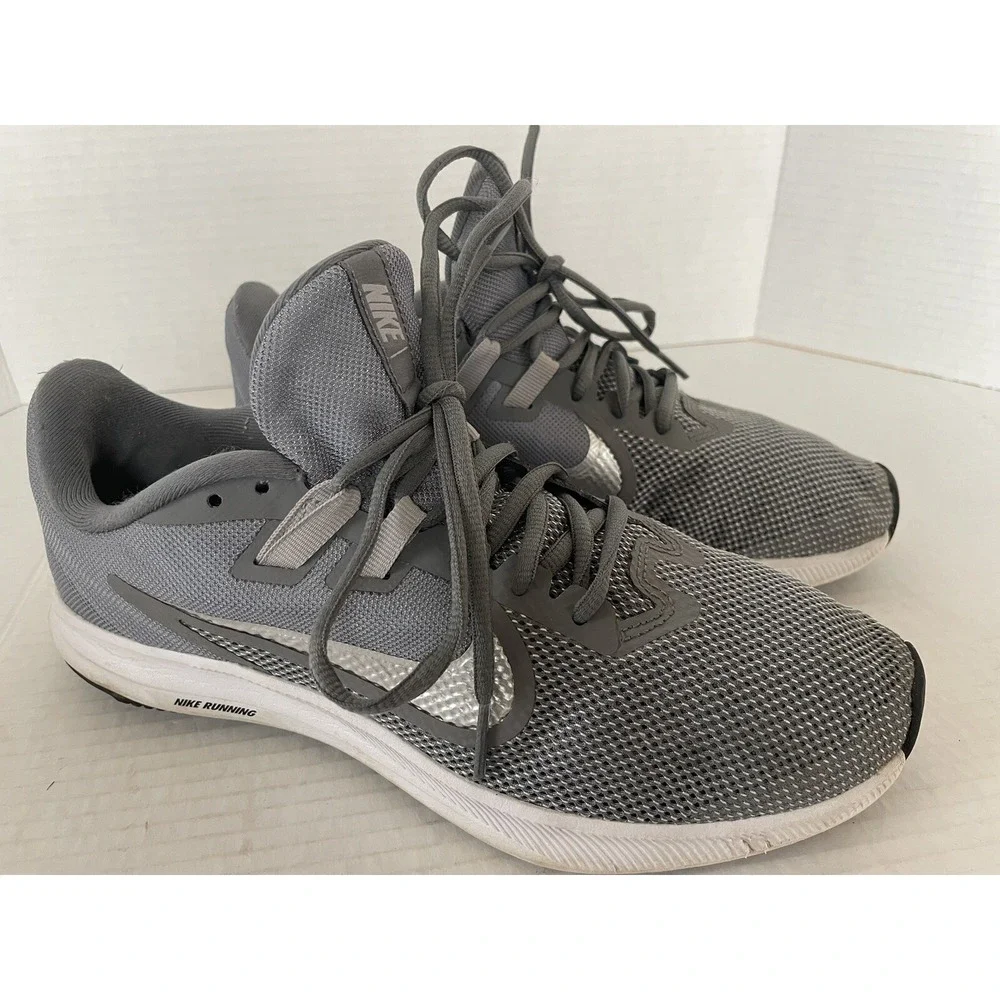 Nike Womens Downshifter 9 AR4947-001 Gray Running Shoes Sneakers Size 9